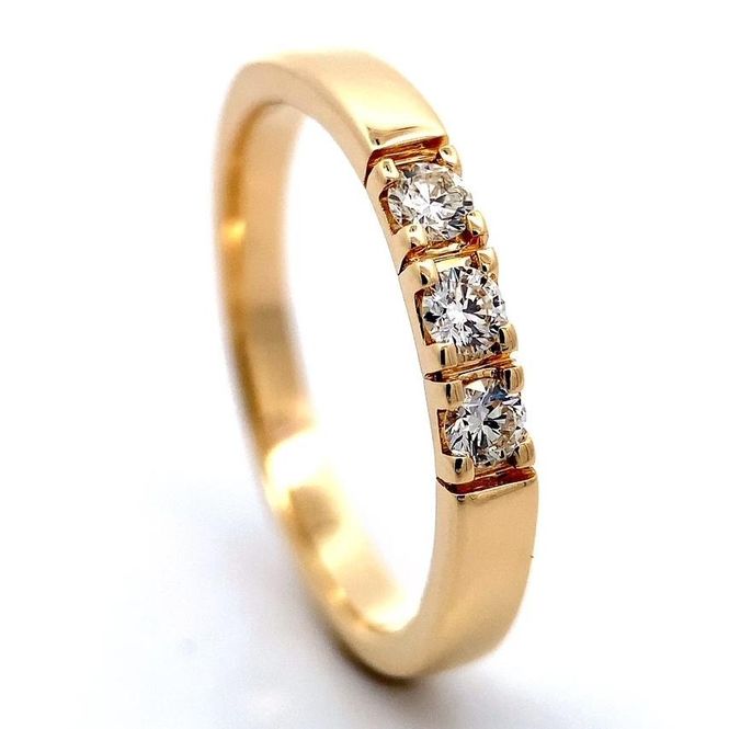 Hovedbilde Superdeal! Alliansering med 3 diamanter 0.21 ...
