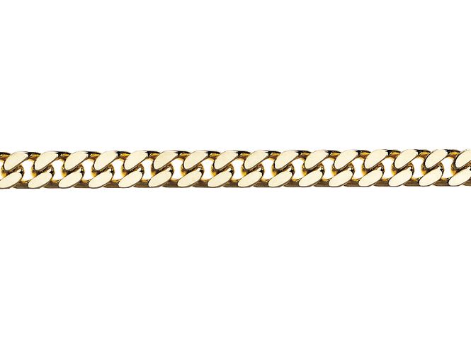 Hovedbilde Panser gullarmbånd 21 cm 4,7mm