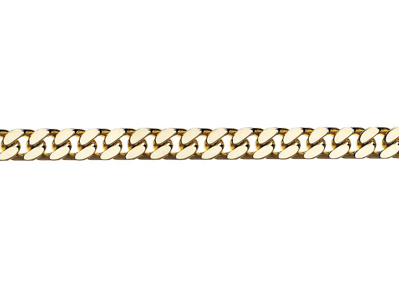 Panser gullarmbånd 21 cm 4,7mm