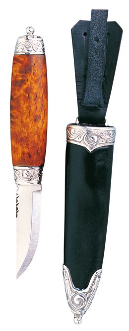 Hovedbilde Bunadsølv bunadskniv ''Kari'' artnr: 361100