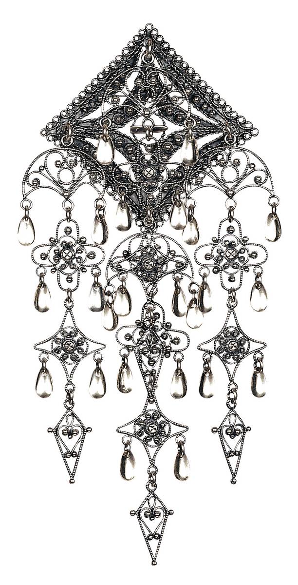 Sølje, oksidert m . heng, Bergen artnr: 180100