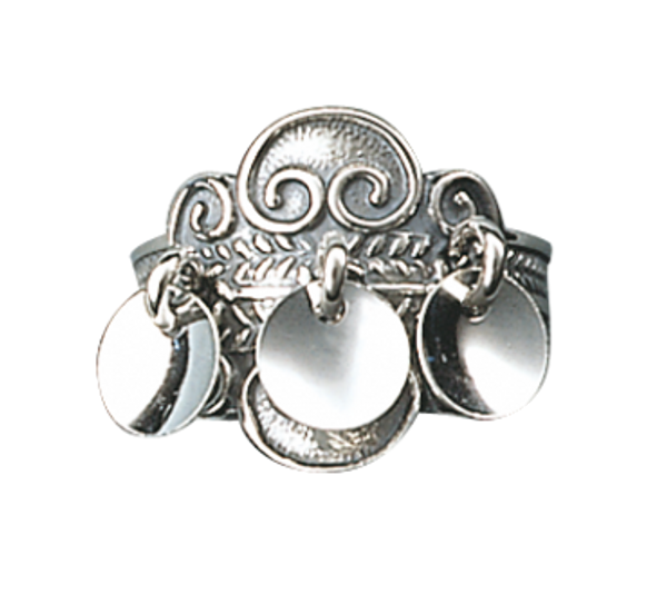 Hovedbilde Ring, oksidert m. lauv artnr: 317102