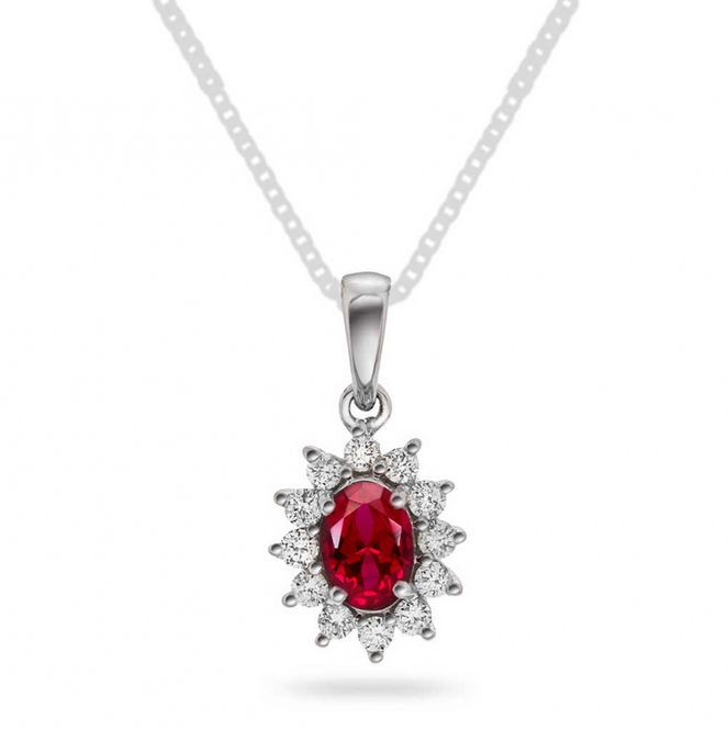 Hovedbilde Rubin smykke 0.24 carat tw.si