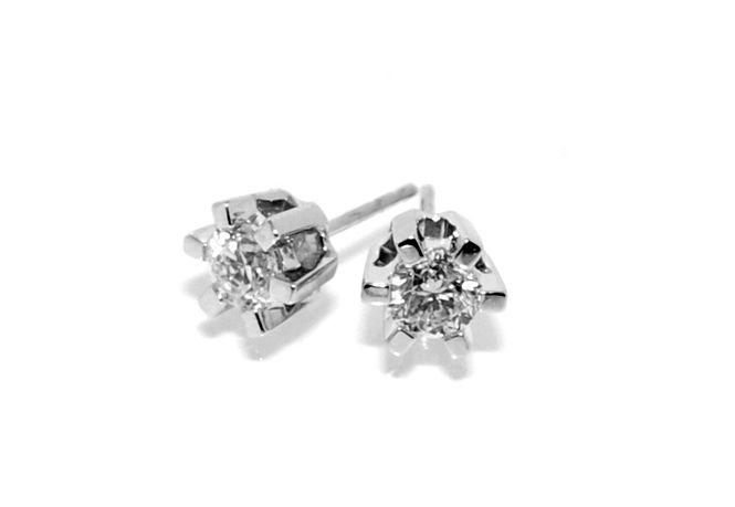 Hovedbilde Diamantøredobber 0.80 carat tw.si GIA (585)