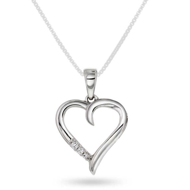 Hovedbilde Diamantsmykke 0.03 carat w.si