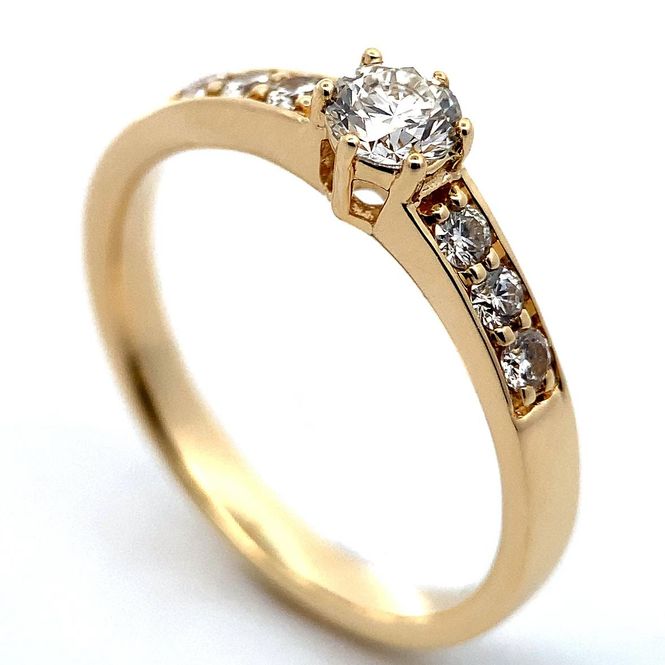 Hovedbilde Forlovelsesring dame 0.64 carat tw.si 