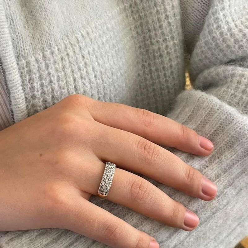 Forlovelsesring dame 0.40 carat w.si