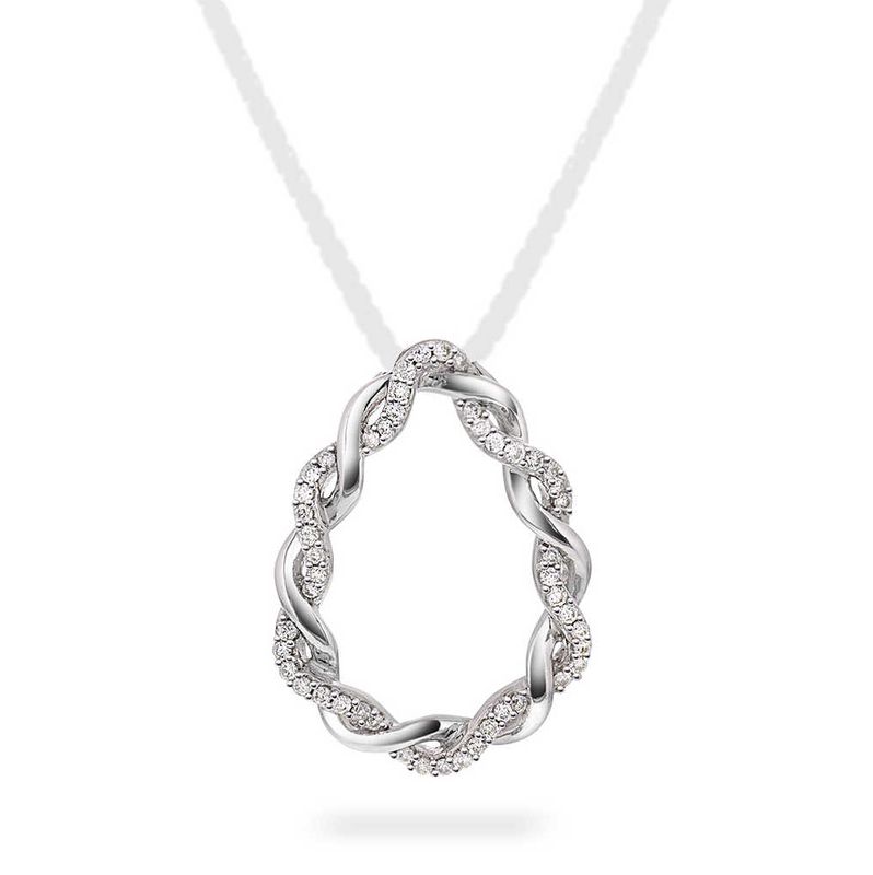 Diamantsmykke 0.15 carat w.p