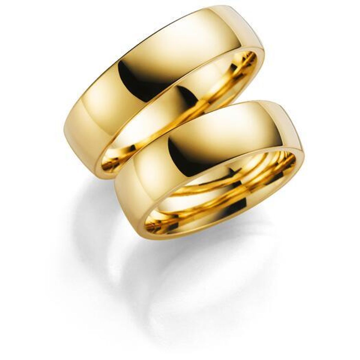 Gifteringer gult gull 6mm