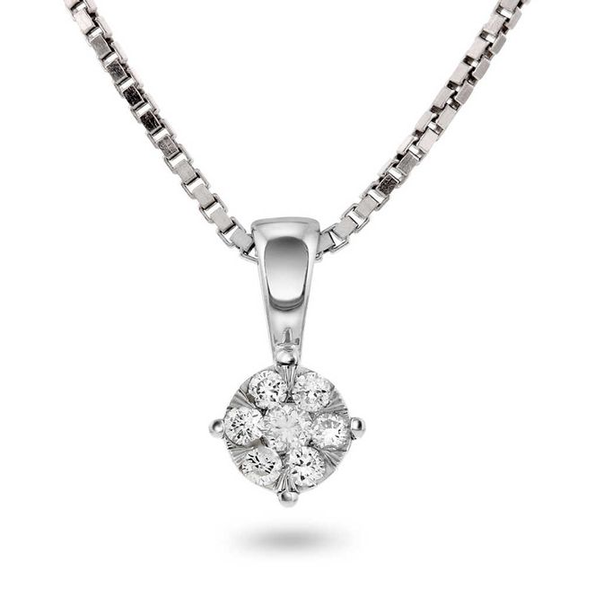 Hovedbilde Diamantsmykke Pan Jewelry 0.12 carat w.p