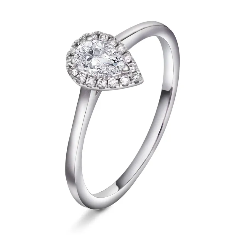Diamantring med diamanter 0.30 ct w.si