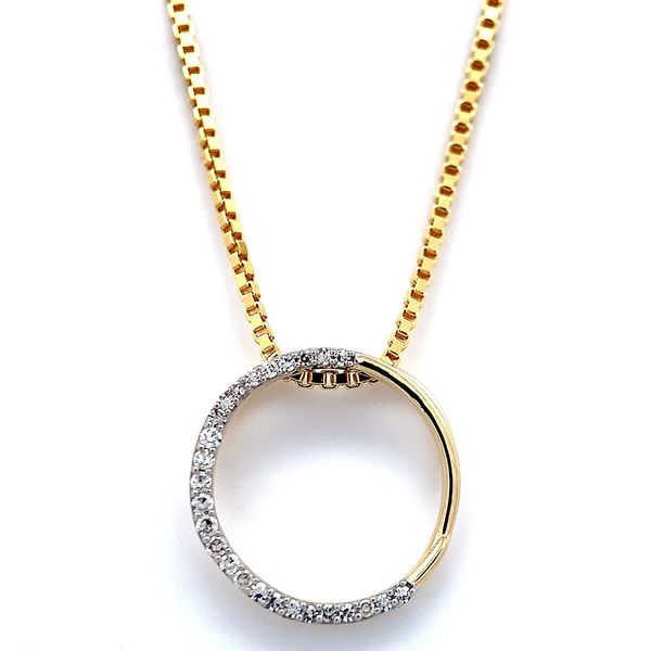 Hovedbilde SuperDeal! Diamantsmykke 0.08 carat w.si