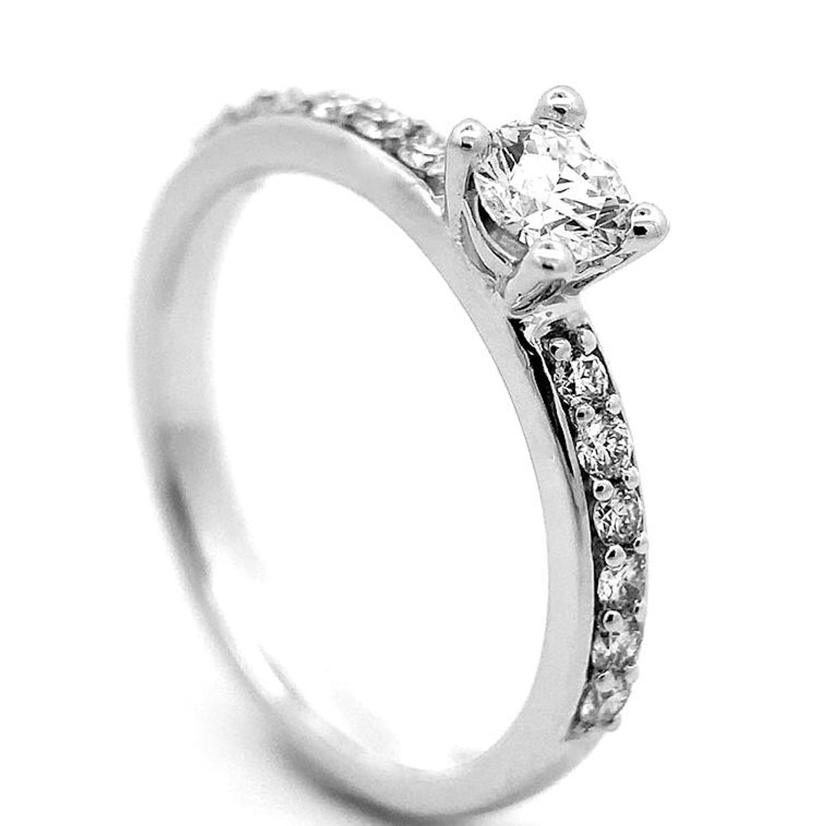 Superdeal! Diamantring 0.47 carat TW.SI 
