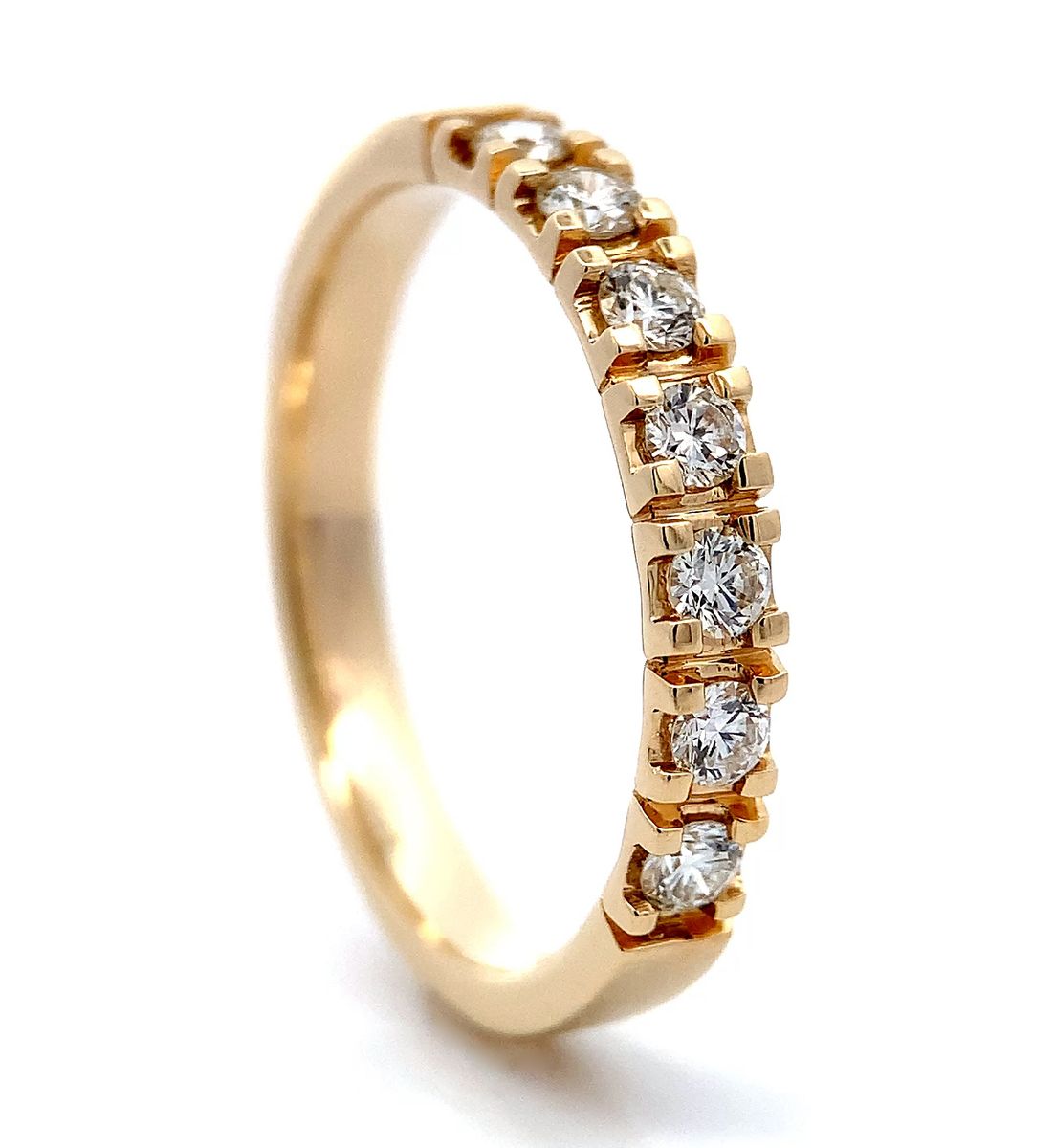 Superdeal! Alliansering 7 diamanter 0.35 carat w.si 