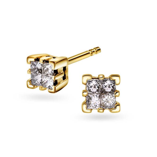 Hovedbilde Diamantøredobber med diamanter 0.25 w.p