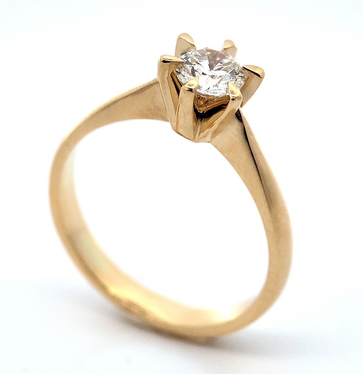 SuperDeal! Enstens Diamantring 0.60ct River.si 