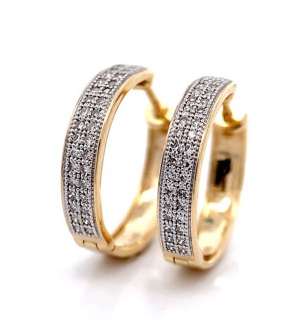 Hovedbilde Diamantøreringer - Diamantøredobber 0.20 ct w.si 