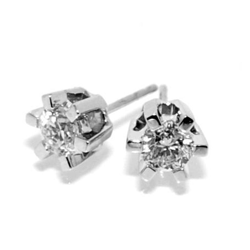 Diamantøredobber SuperDeal med diamanter 0.40 w.si